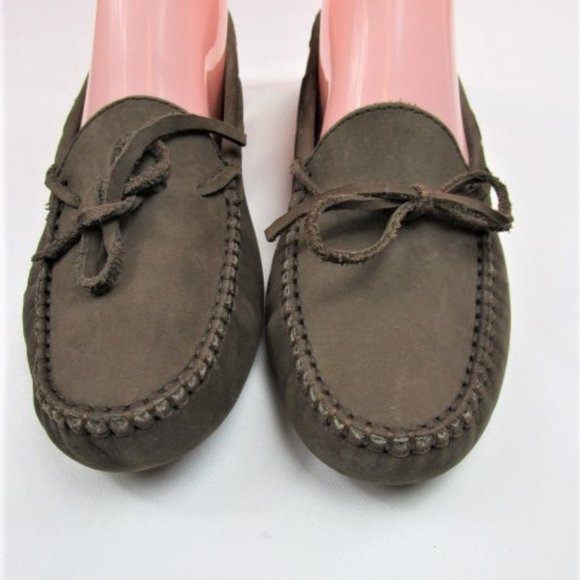 4/$20 Brown Leather Moccasins By Goody Two Shoes - Picture 3 of 10